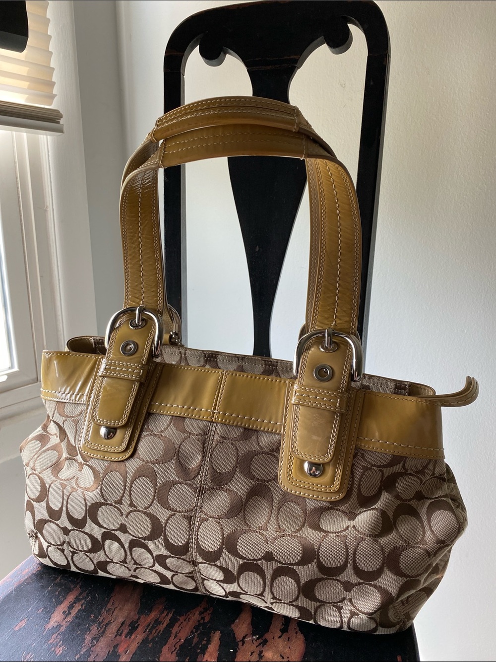Y2K Coach Soho Signature Handbag F13742 - Picture 3 of 11